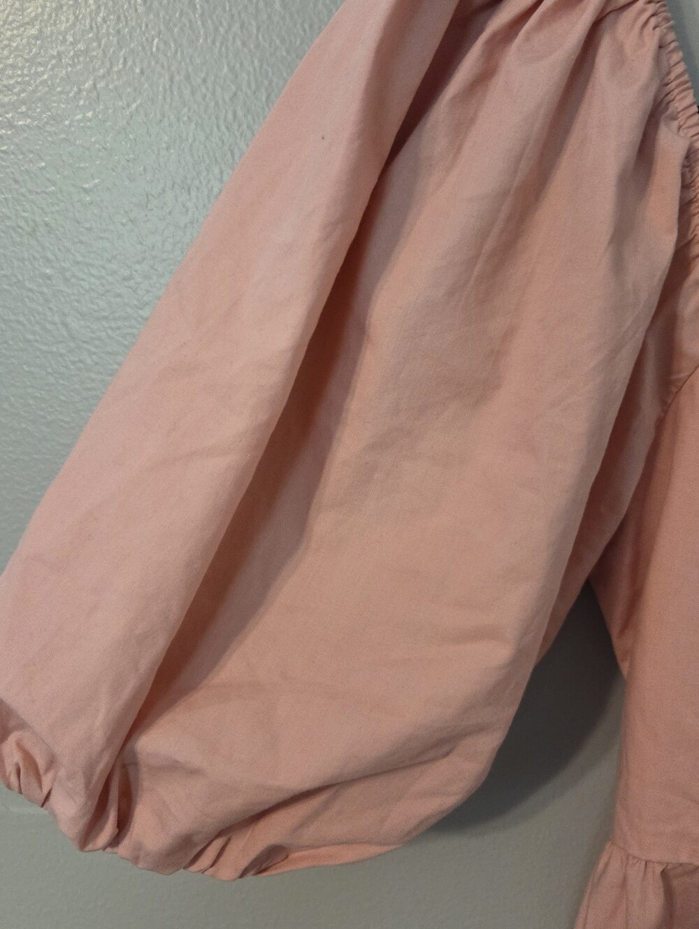 Abercrombie & Fitch Women's Pink Puff Sleeve O-Ring Cutout Midi Dress Sz S - Picture 6 of 11